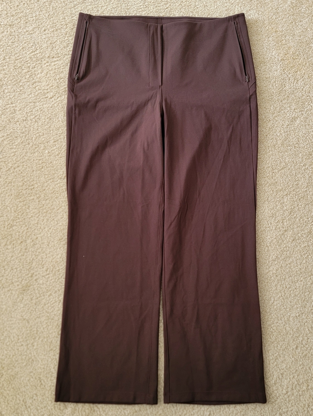 lululemon athletica Women's Brown Straight-Leg Performance Trousers